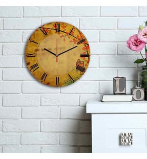 Dekorative MDF-Uhr, Multicolor, MDF