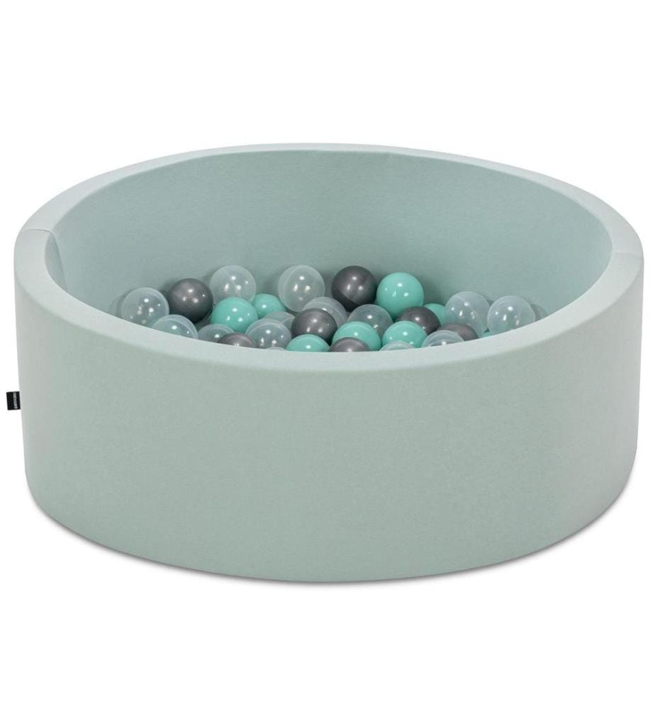 Ball Pit, menta, 95% cotone - 5% elastan