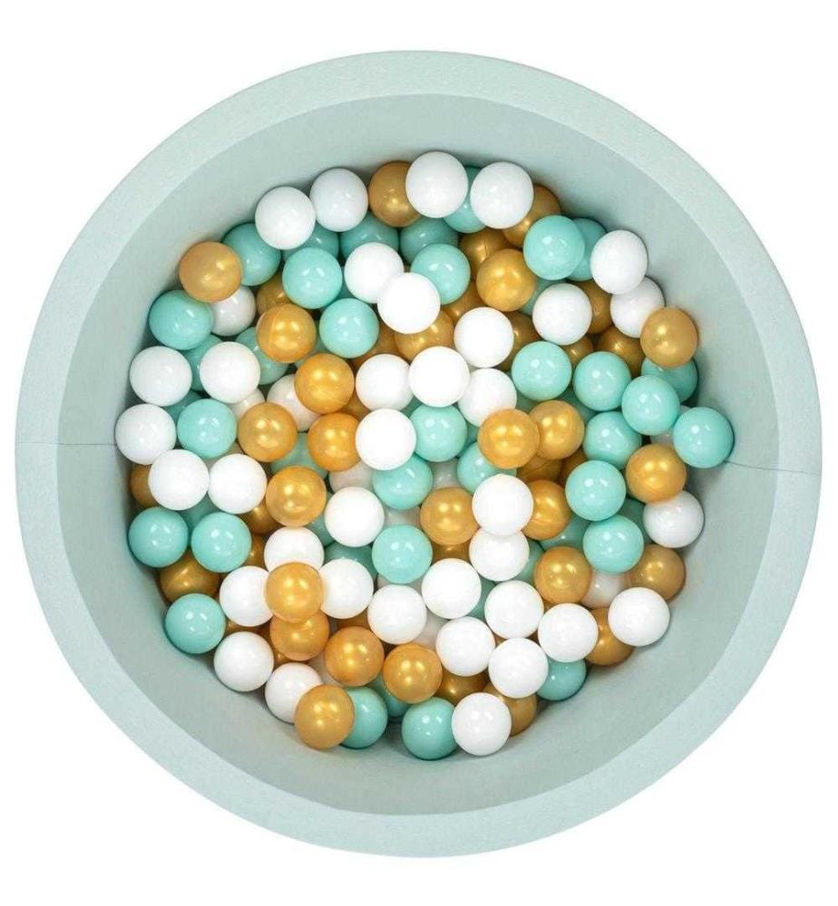 Ball Pit, menta, 95% cotone - 5% elastan