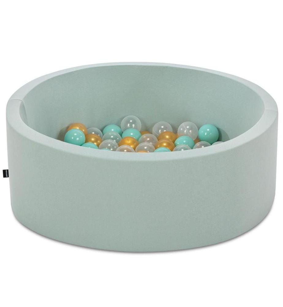 Ball Pit, menta, 95% cotone - 5% elastan
