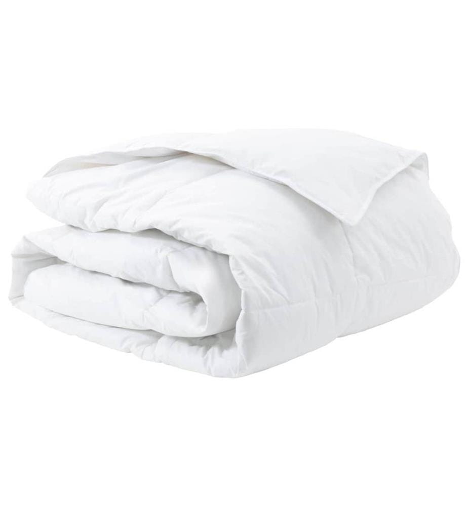 Winterbettdecke Weiss 200 x 220 cm Daunen