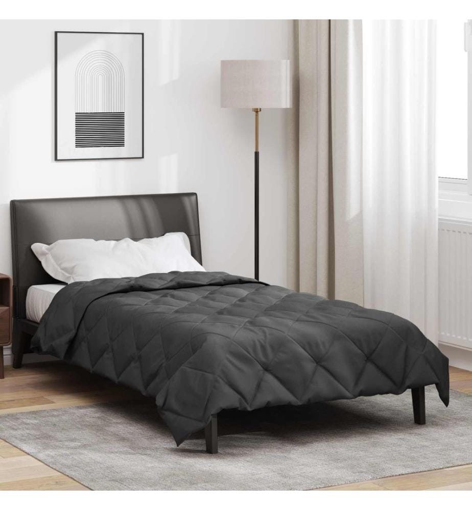 Sommerdecke Anthrazit 200 x 155 cm Microfiber