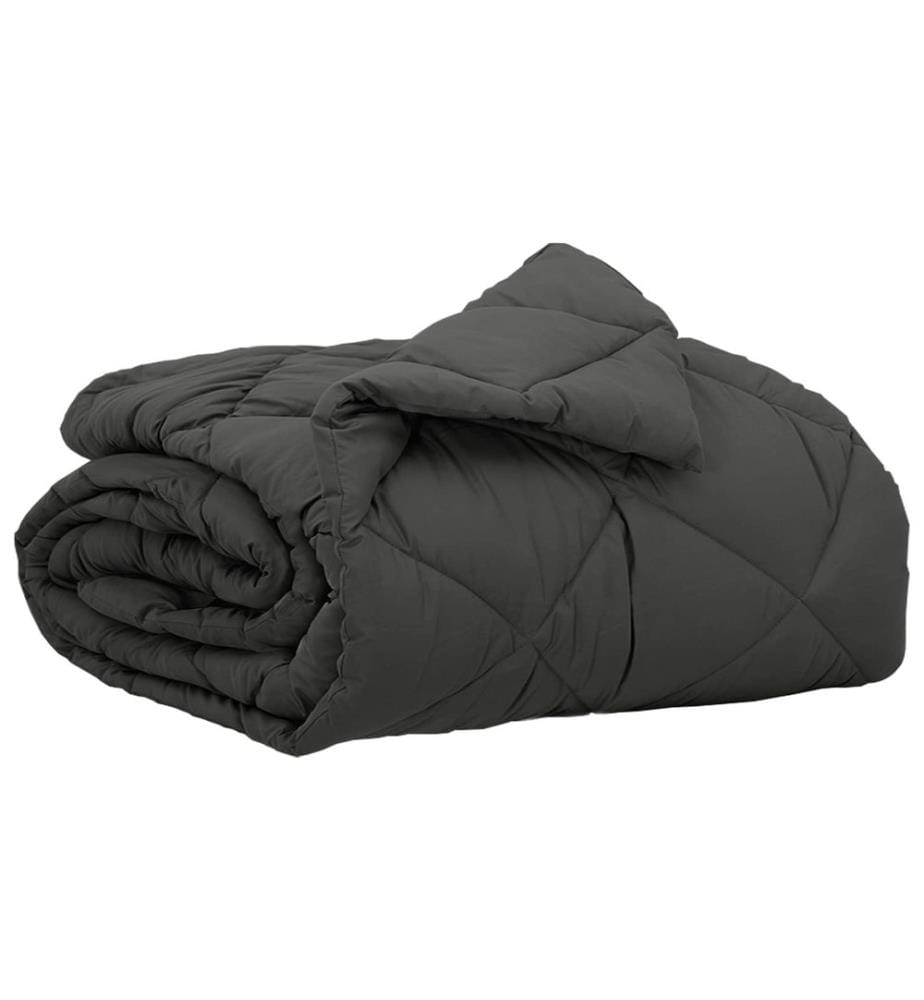 Sommerdecke Anthrazit 200 x 155 cm Microfiber