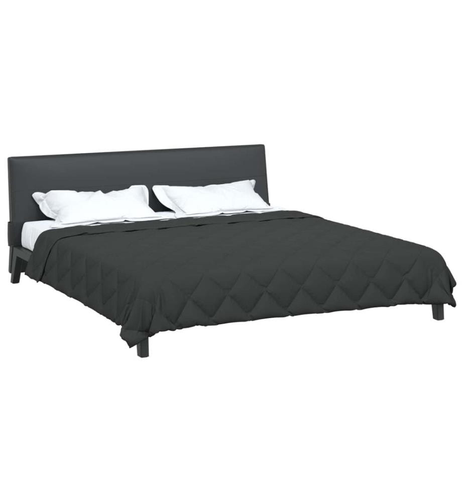 Sommerdecke Anthrazit 220 x 260 cm Microfiber