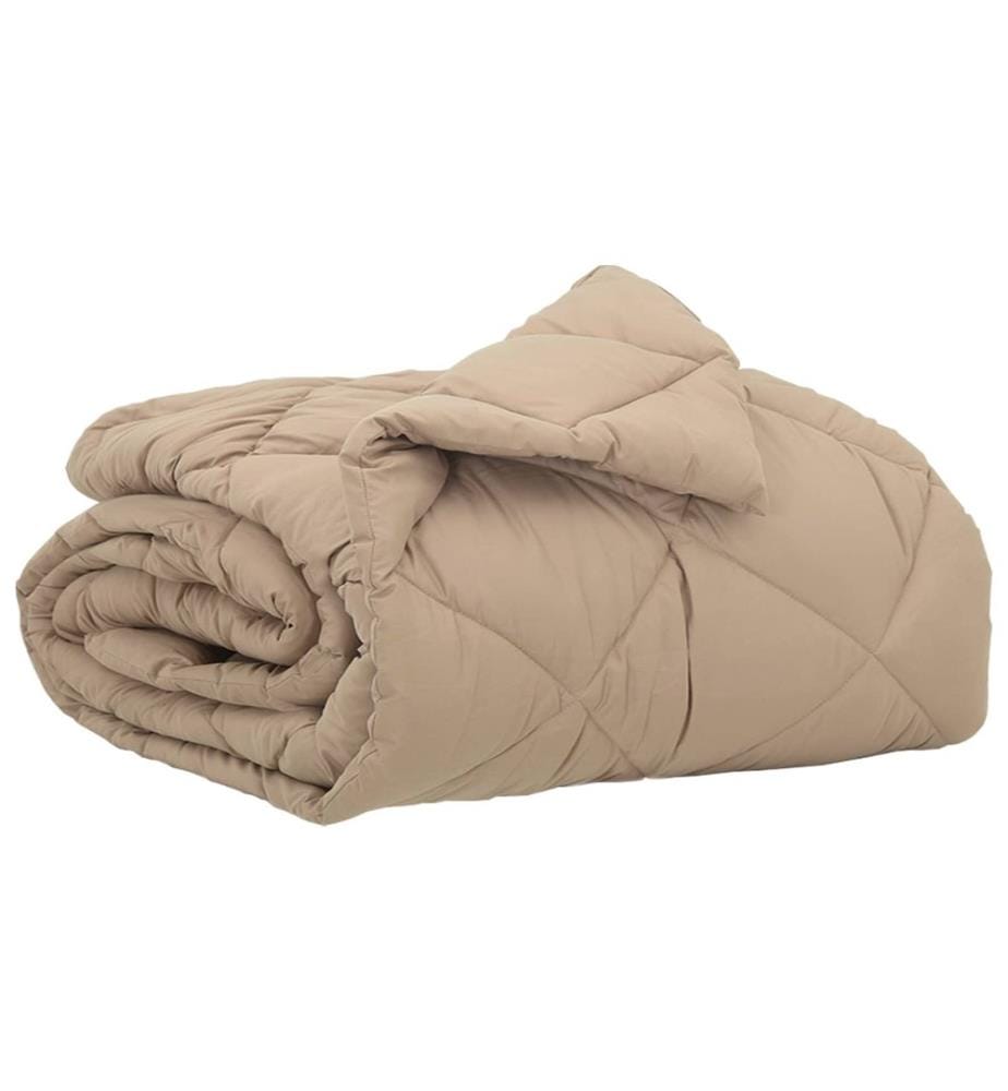 Sommerdecke Taupe 200 x 140 cm Microfiber
