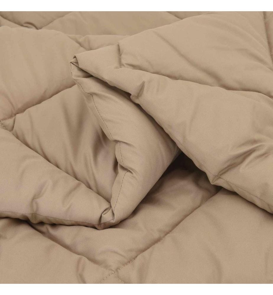 Sommerdecke Taupe 220 x 140 cm Microfiber