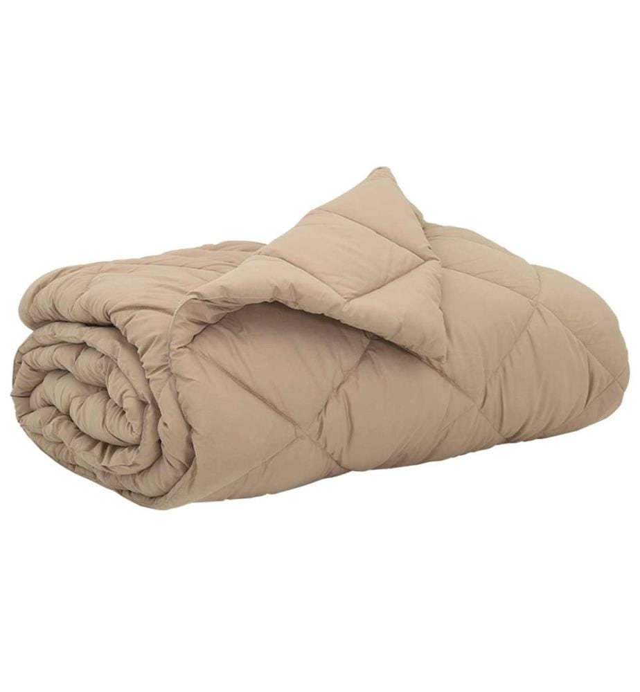 Sommerdecke Taupe 220 x 240 cm Microfiber