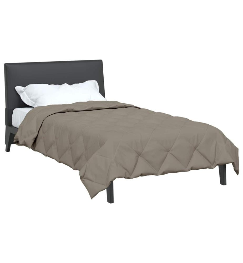 Sommerdecke Hellgrau 200 x 140 cm Microfiber