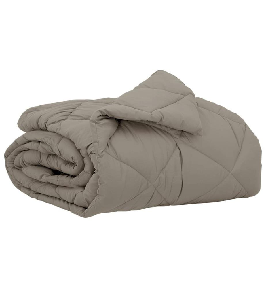 Sommerdecke Hellgrau 220 x 140 cm Microfiber