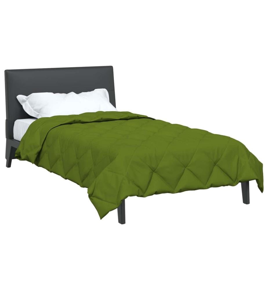 Duvet complet toute l'année Vert 200 x 155 cm Microfibre