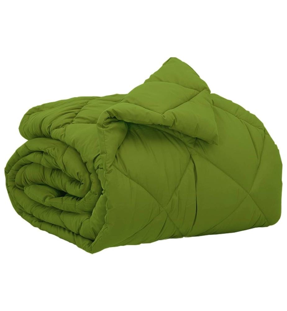 Duvet complet toute l'année Vert 220 x 140 cm Microfibre