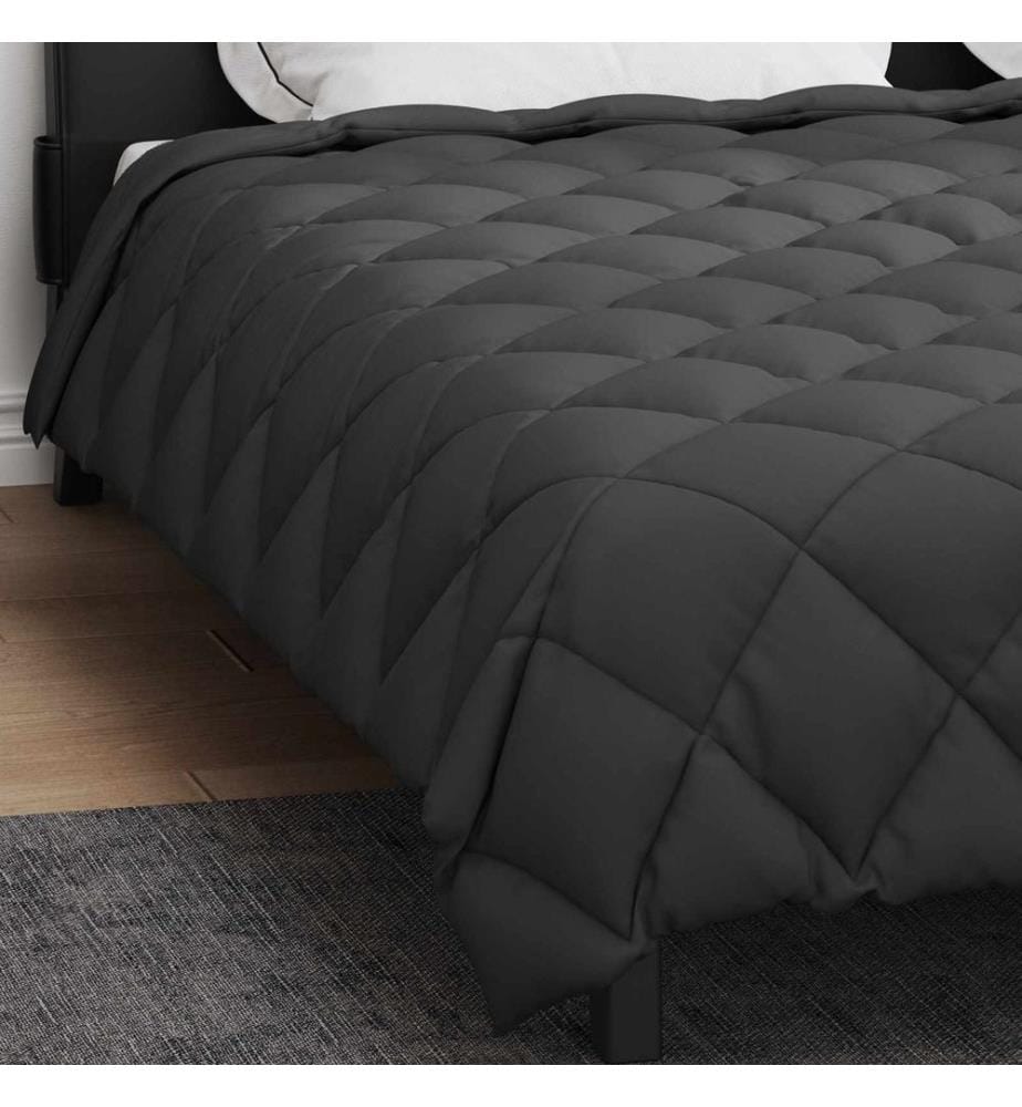 Winterbettdecke Anthrazit 240 x 200 cm Microfiber