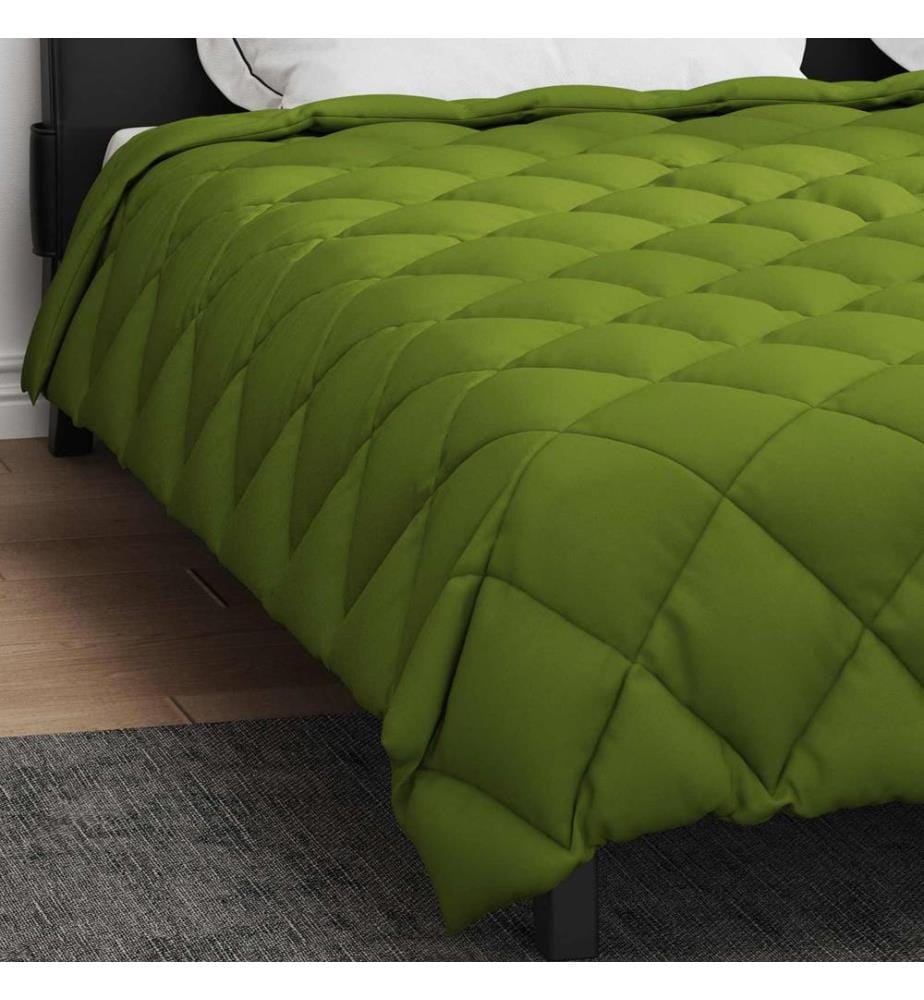 Winterbettdecke Grün 200 x 200 cm Microfiber