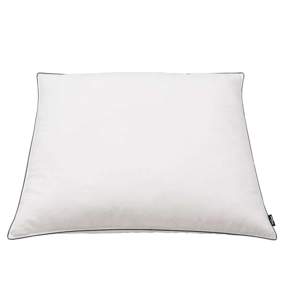 Oreiller lot de 2 Remplissage de duvet 80 x 80 cm Blanc