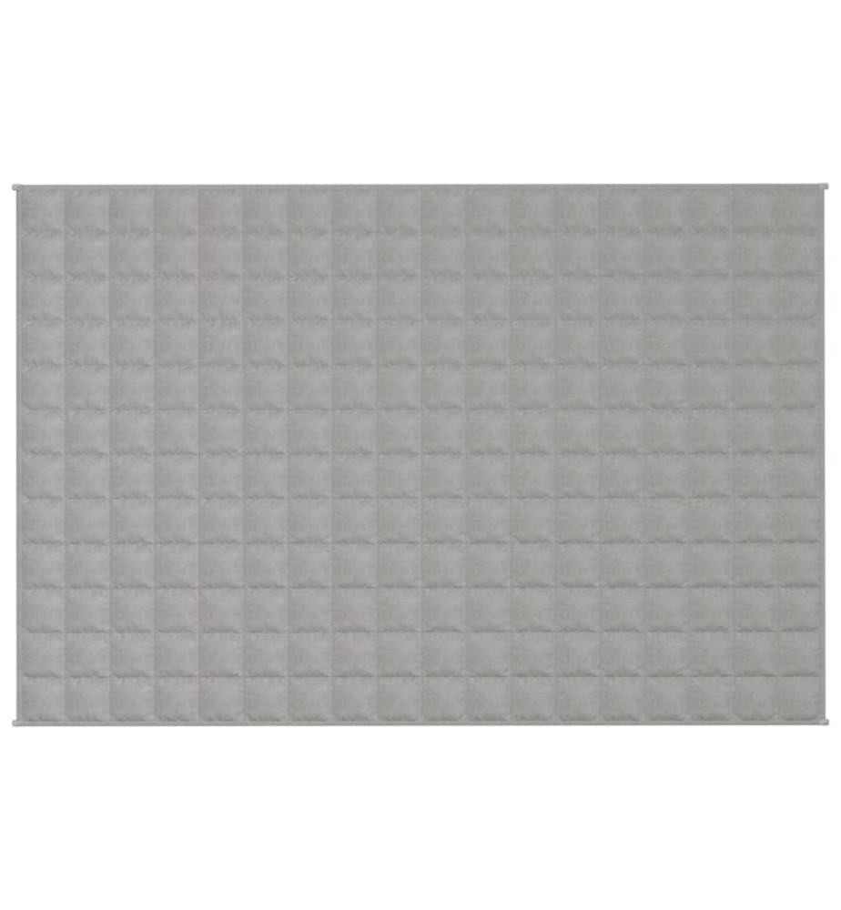 Couverture lestée Gris 122x183 cm 9 kg Tissu