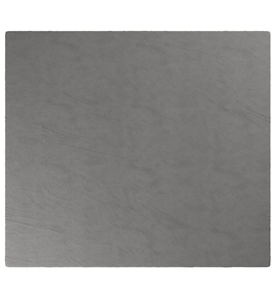 Gewichtsdecke mit Bezug Grau 200x230 cm 13 kg Stoff