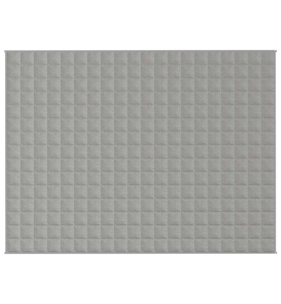 Gewichtsdecke Grau 150x200 cm 7 kg Stoff
