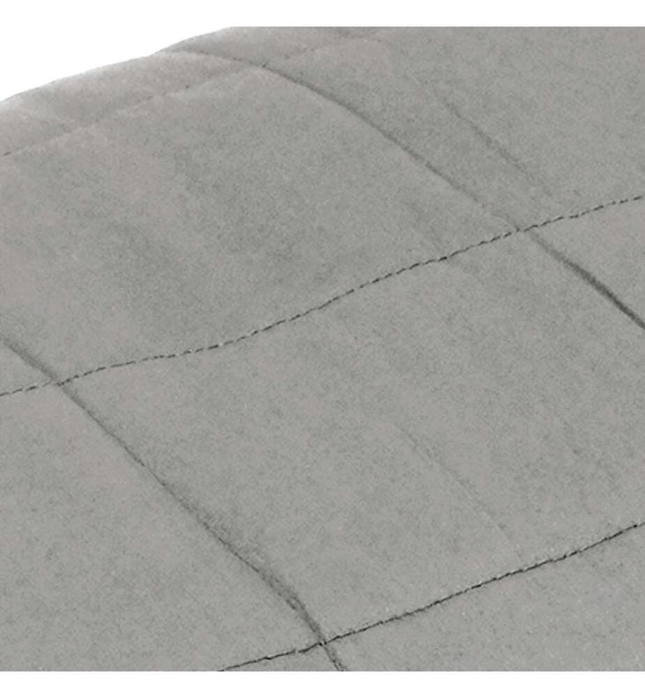 Gewichtsdecke Grau 220x235 cm 11 kg Stoff