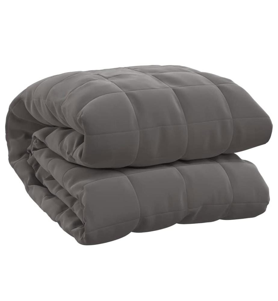 Gewichtsdecke Grau 235x290 cm 15 kg Stoff