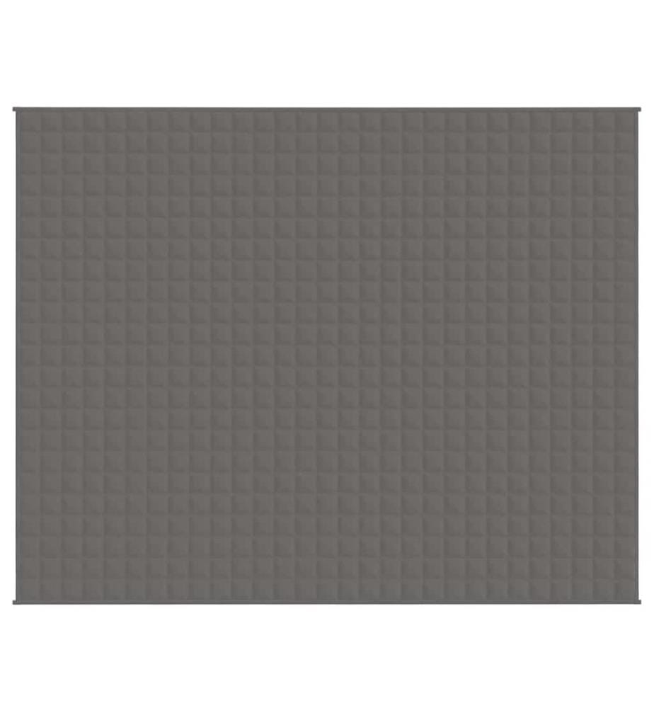Gewichtsdecke Grau 235x290 cm 15 kg Stoff