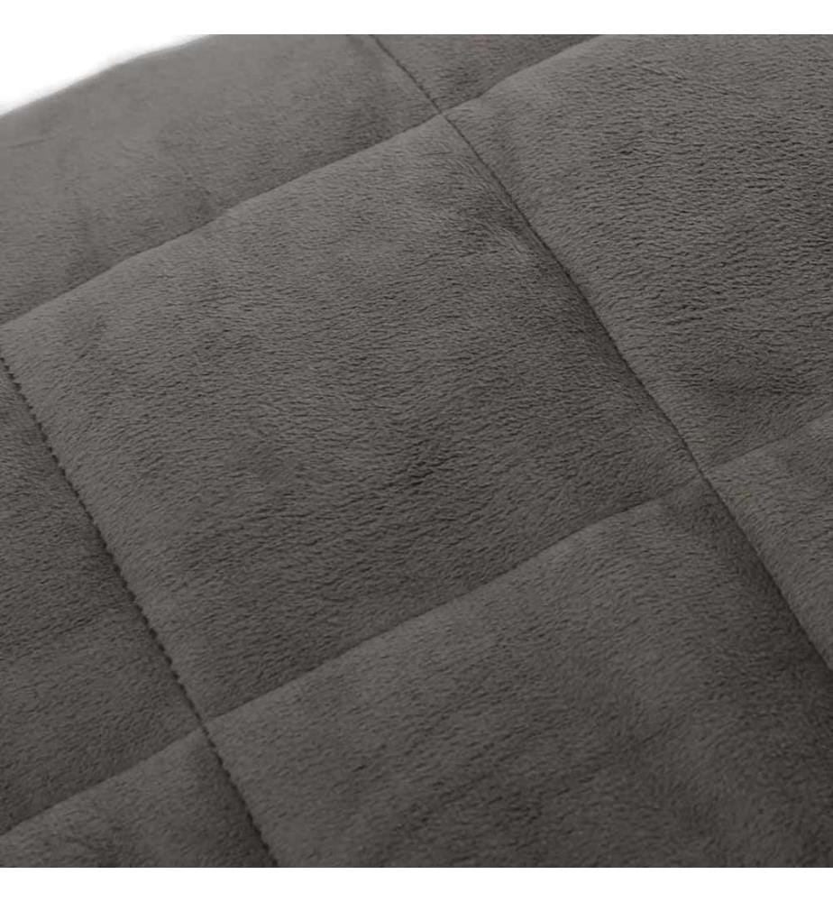 Gewichtsdecke Grau 235x290 cm 15 kg Stoff