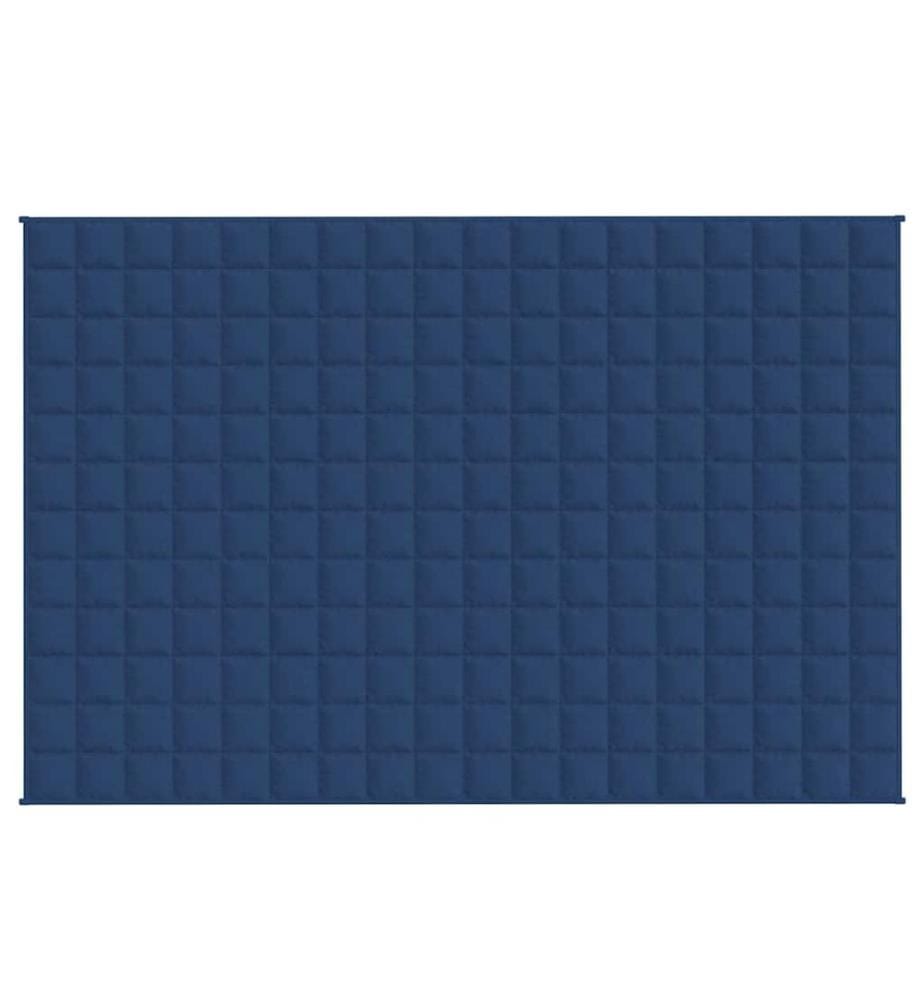 Couverture lestée Bleu 120x180 cm 9 kg Tissu