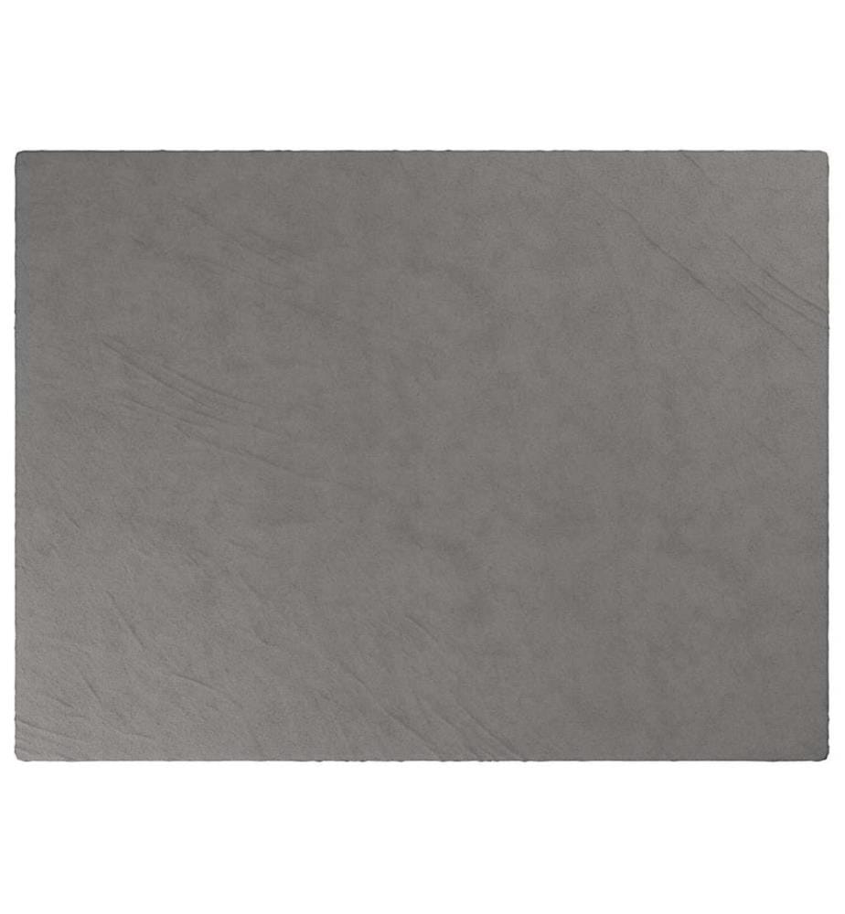 Couverture lestée avec housse Gris 150x200 cm 11 kg Tissu