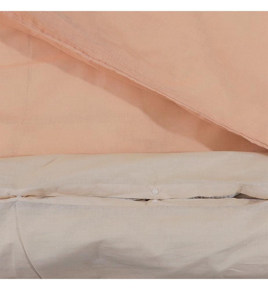 Bettwäsche-Set Rosa 200x200 cm Baumwolle