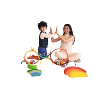 Spielzeug, Multicolor, Lindenbaum - MDF - Hainbuche