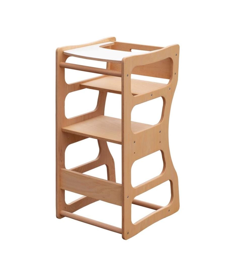 Torre didattica, Naturale, Compensato di faggio