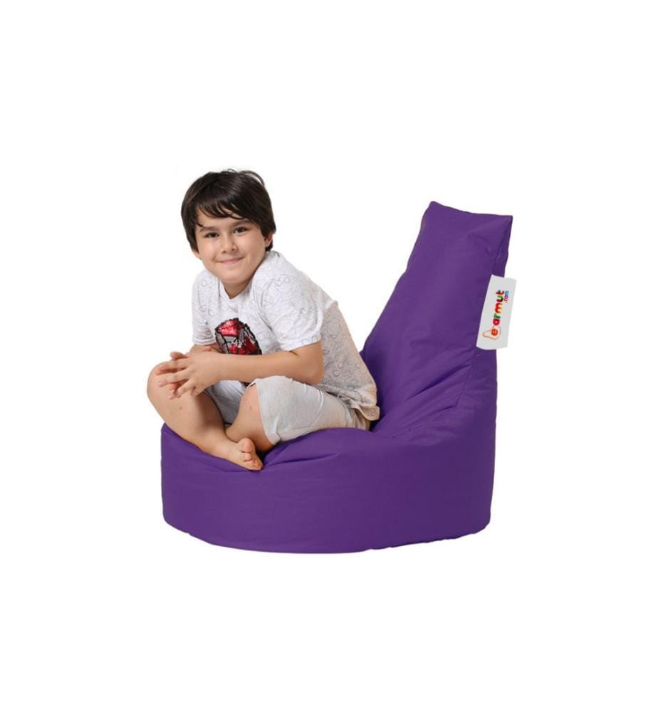 Garten-Sitzsack, lila, hochdichter, recycelter Styropor, Polyester-Gewebe