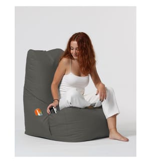 Garten-Sitzsack, Dunst, hochdichter recycelter Styropor, Polyestergewebe