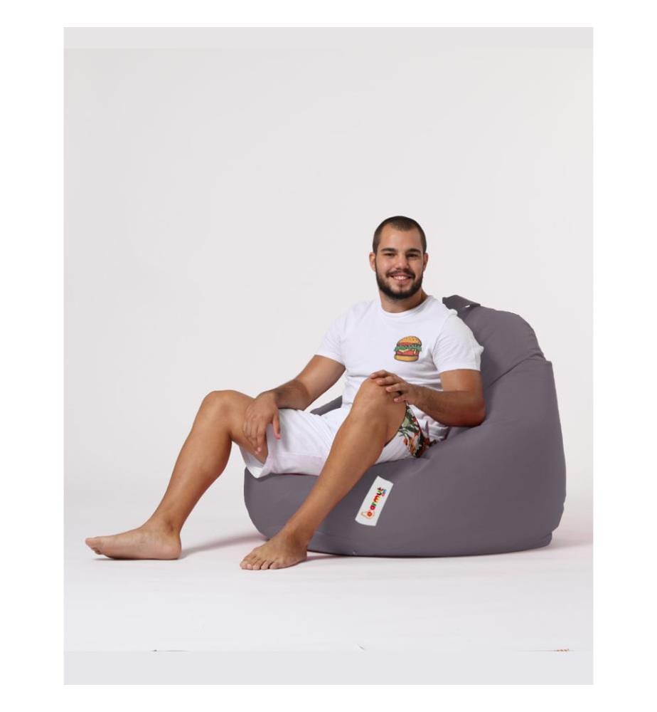 Garden Bean Bag, Fume, High Density Recycled Styrofoam, Polyester Fabric