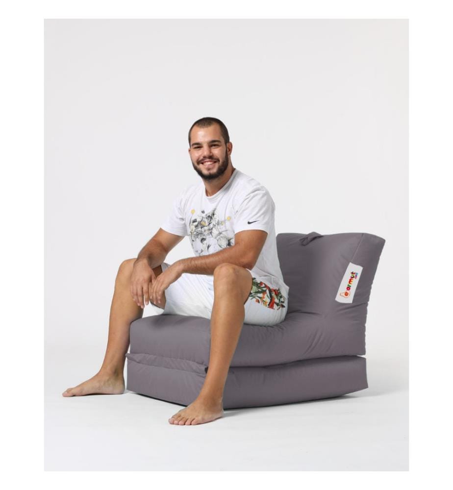 Garten-Sitzsack, Dunst, hochdichter recycelter Styropor, Polyestergewebe