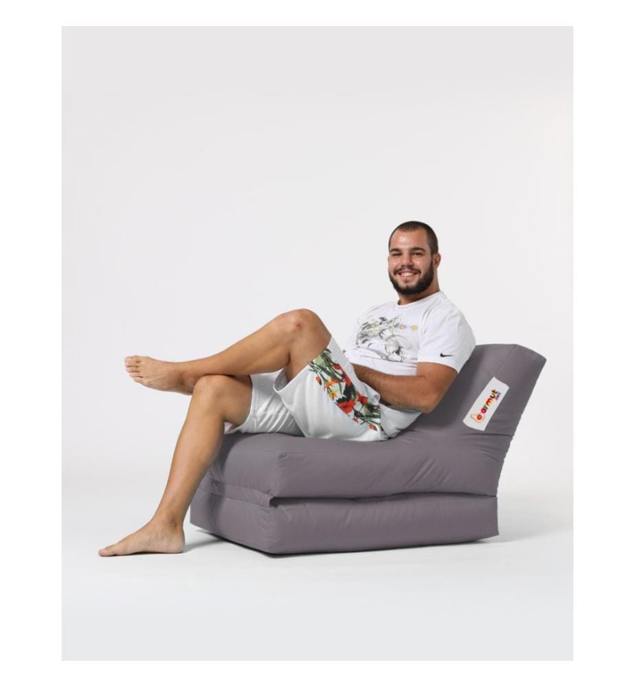 Garten-Sitzsack, Dunst, hochdichter recycelter Styropor, Polyestergewebe