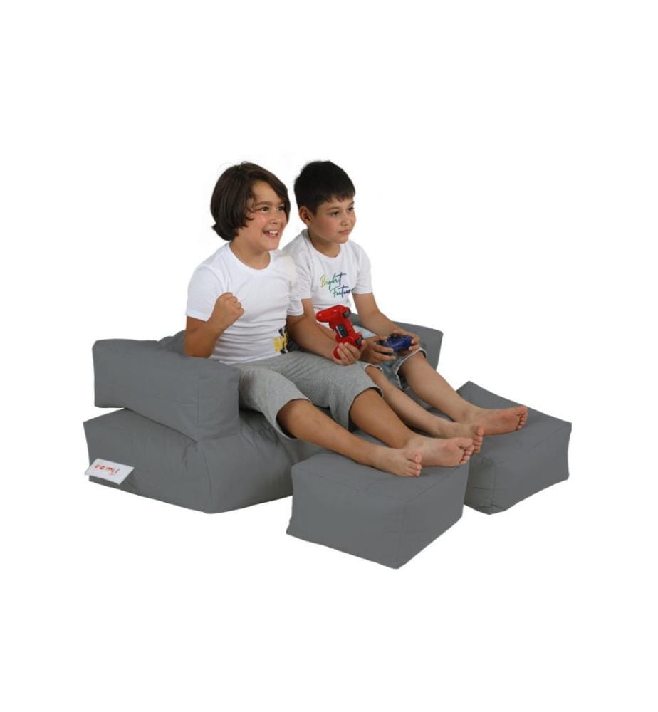 Garten-Sitzsack, Dunst, hochdichter recycelter Styropor, Polyestergewebe