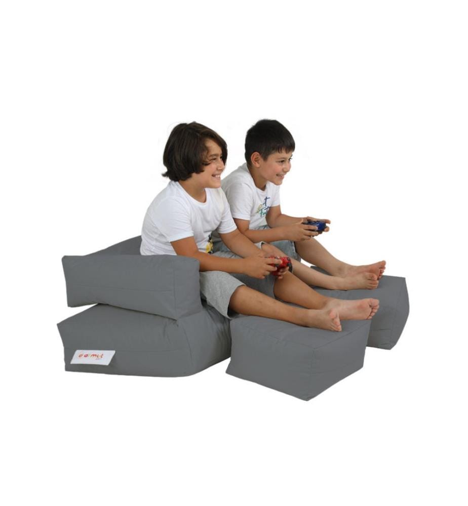 Garten-Sitzsack, Dunst, hochdichter recycelter Styropor, Polyestergewebe
