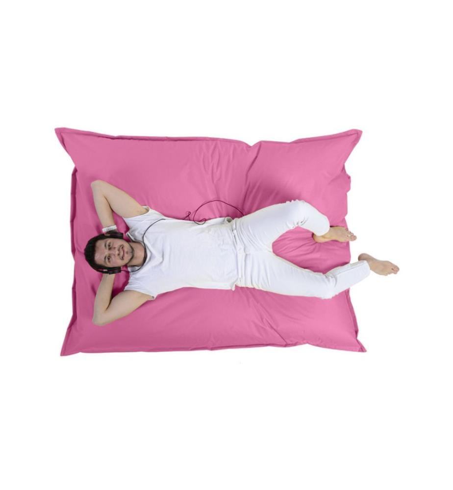Garden Bean Bag, Pink, High Density Recycled Styrofoam, Polyester Fabric