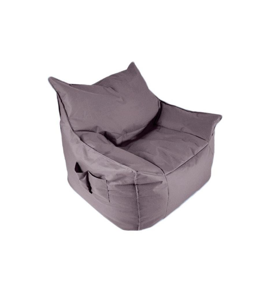 Garten-Sitzsack, Dunkelgrau, 100% Styropor mit hoher Dichte, Stoff: 100% Polyester