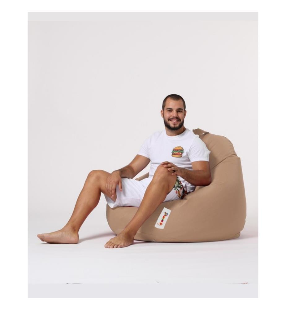 Garten-Sitzsack, Nerz, 100% Styropor mit hoher Dichte, Stoff: 100% Polyester