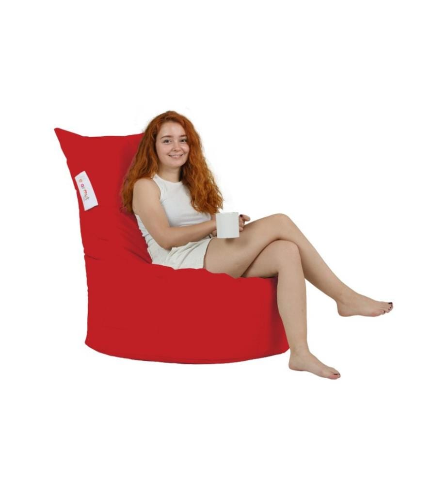 Garten-Sitzsack, rot, 100% Styropor mit hoher Dichte, Stoff: 100% Polyester