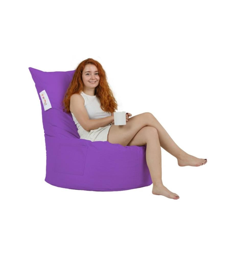 Garten-Sitzsack, lila, 100% Styropor mit hoher Dichte, Stoff: 100% Polyester