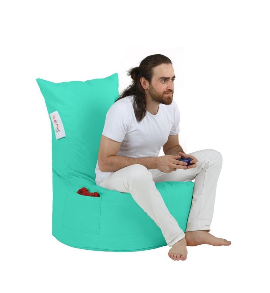 Garten-Sitzsack, Türkis, 100% Styropor mit hoher Dichte, Stoff: 100% Polyester