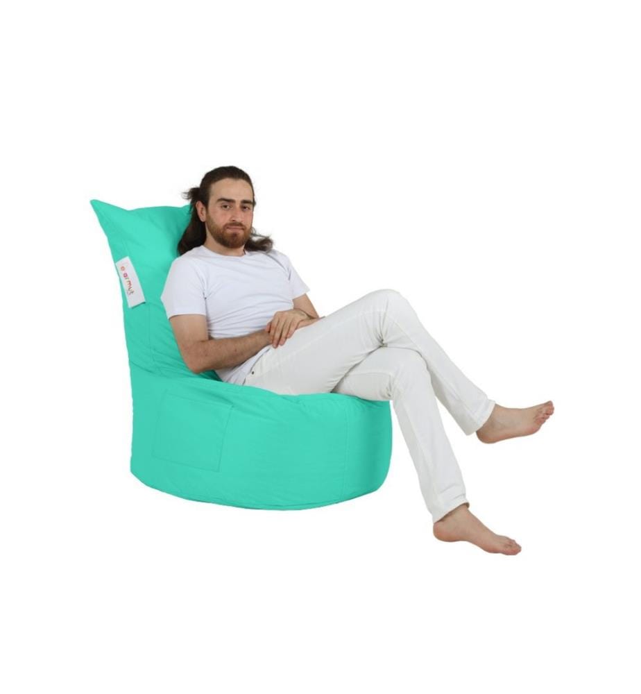 Garten-Sitzsack, Türkis, 100% Styropor mit hoher Dichte, Stoff: 100% Polyester