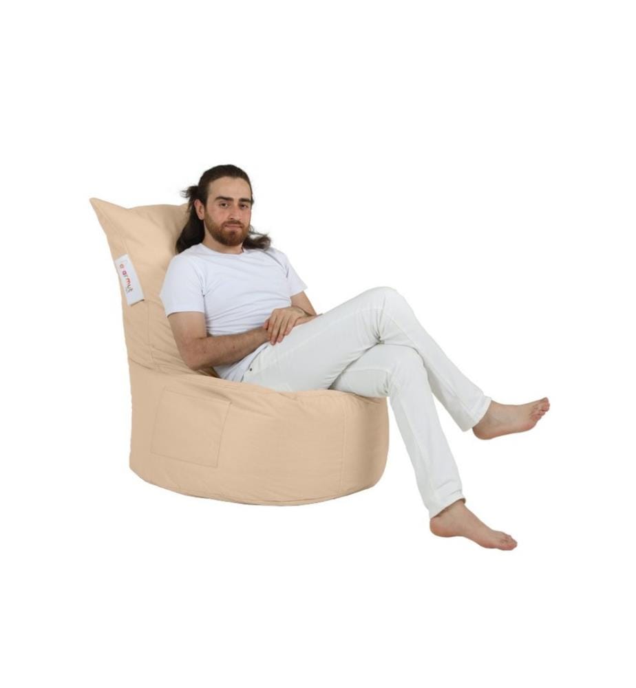 Garten-Sitzsack, Nerz, 100% Styropor mit hoher Dichte, Stoff: 100% Polyester