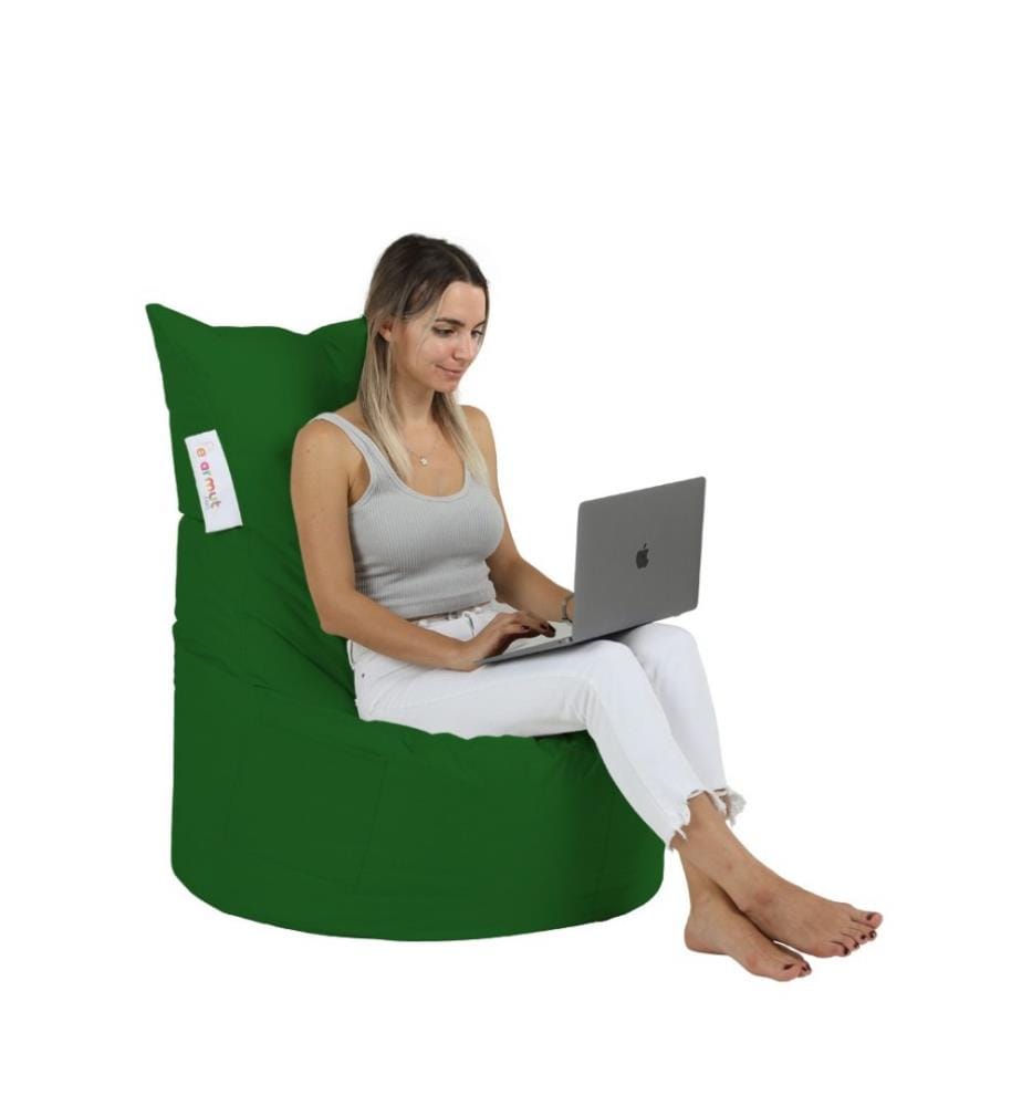Garten-Sitzsack, grün, 100% Styropor mit hoher Dichte, Stoff: 100% Polyester