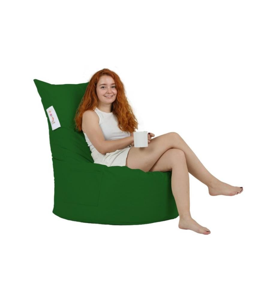 Garten-Sitzsack, grün, 100% Styropor mit hoher Dichte, Stoff: 100% Polyester