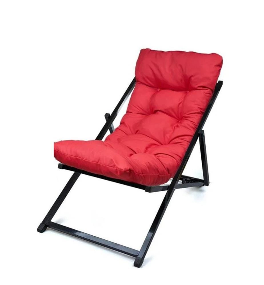 Sdraio, Rosso, 100% metallo, Tessuto: 100% Poliestere