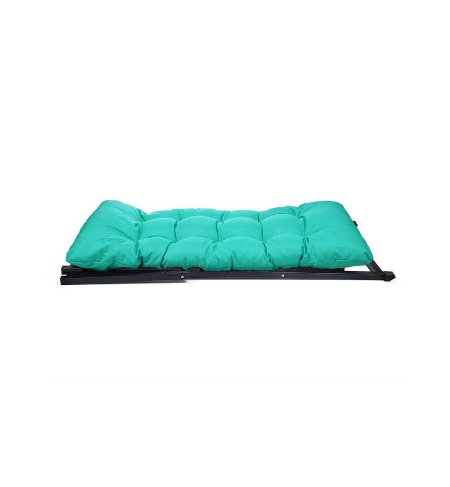 Sdraio, Turchese, 100% metallo, Tessuto: 100% Poliestere