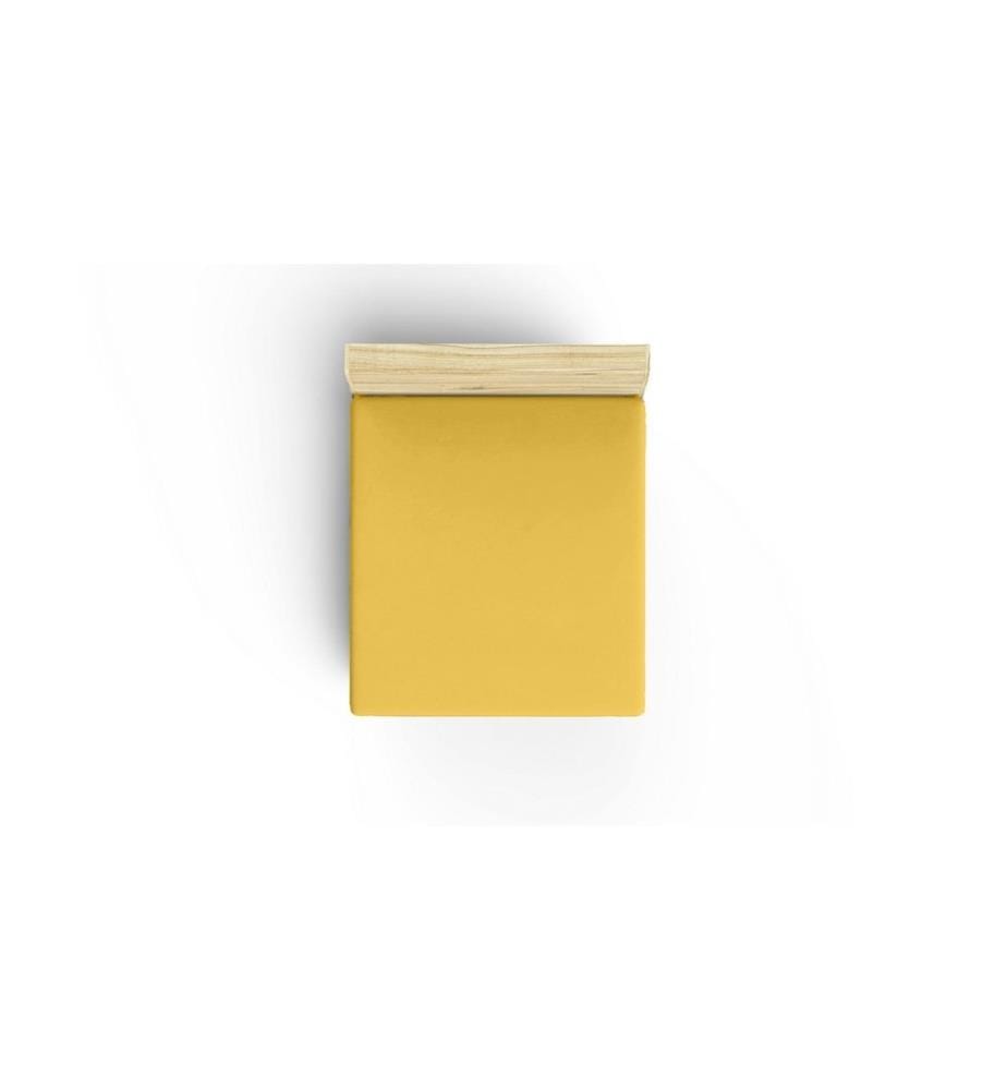 Ranforce Single Small Fitted Sheet, Dark Yellow, 100% coton